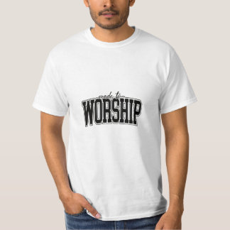 Gemaakt om God Christelijk religieus te aanbidden T-shirt