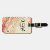 Gemaakt om Inspirerend Christelijke Quote te aanbi Bagagelabel (Voorkant horizontaal)