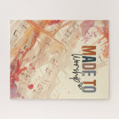 Gemaakt om Inspirerend Christelijke Quote te aanbi Legpuzzel (Horizontaal)