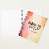 Gemaakt om Inspirerend Christelijke Quote te aanbi Planner (Display)