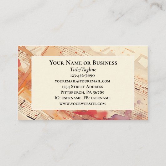 Gemaakt om Inspirerend Christelijke Quote te aanbi Visitekaartje (Achterkant)