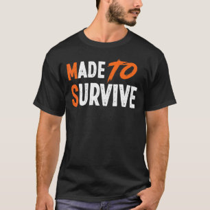 Gemaakt om MS multiple sclerose bewustzijn te over T-shirt