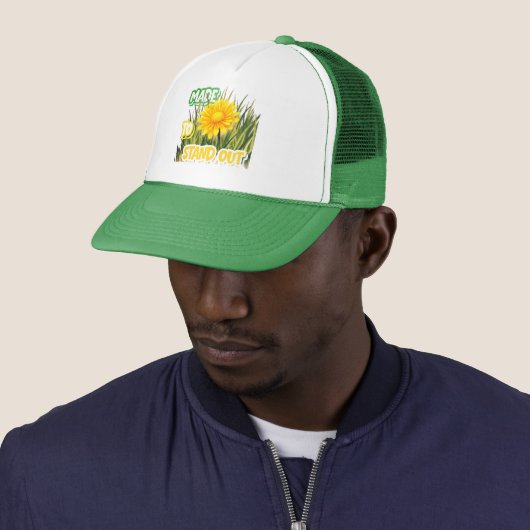 Gemaakt om op te vallen trucker pet (In situ)