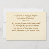 Gemaakt om te aanbidden Christelijk citaat Psalm 9 Kaart (Achterkant)