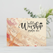 Gemaakt om te aanbidden Christelijk citaat Psalm 9