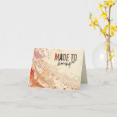 Gemaakt om te aanbidden Christelijk citaat Psalm 9 Kaart (Gele Bloem)