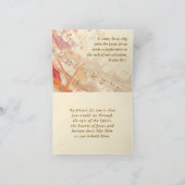 Gemaakt om te aanbidden Christelijk citaat Psalm 9 Kaart (Binnen)