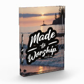 Gemaakt om te Aanbidden Psalm 95:1 Fotoblokken (Links)