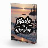 Gemaakt om te Aanbidden Psalm 95:1 Fotoblokken (Rechts)