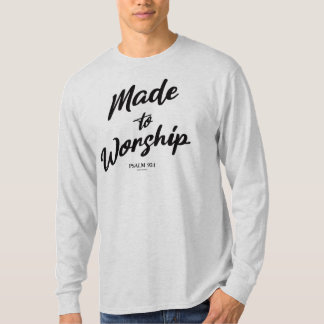 Gemaakt om te Aanbidden Psalm 95:1  T-shirt