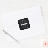 Gemaakt om te Aanbidden Vierkante Sticker