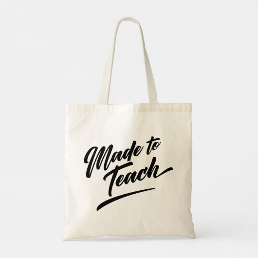 Gemaakt om te leren tote bag (Achterkant)