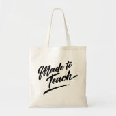 Gemaakt om te leren tote bag (Voorkant)