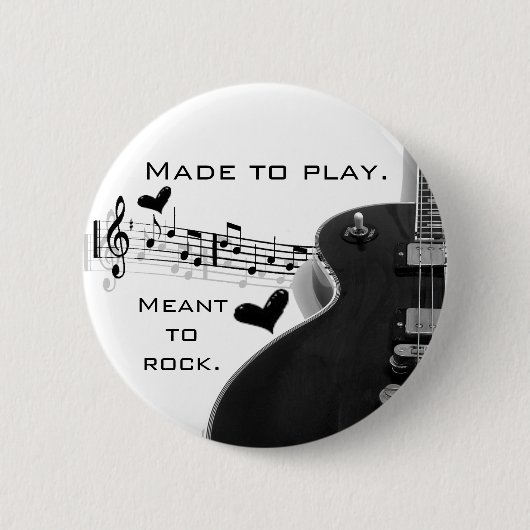 Gemaakt om te spelen. ronde button 5,7 cm (Voorkant)