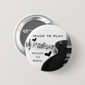 Gemaakt om te spelen. ronde button 5,7 cm (Voorkant /achterkant)