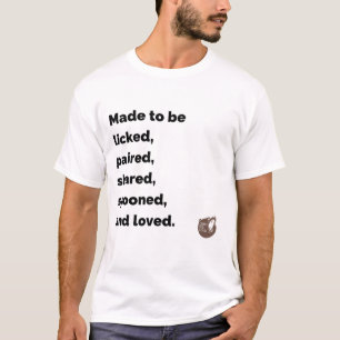 Gemaakt om te zijn - lichte stijl t-shirt