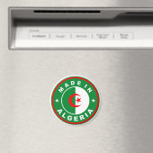 gemaakt op het etiket van de algerijnse vlag magneet (Insitu (Vaatwasser))