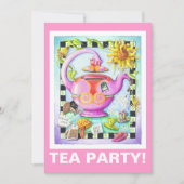 GEMAAKT OVER TEA PARTY KAART (Voorkant)