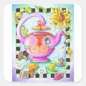 GEMAAKT OVER TEA PARTY STICKERS (Voorkant)