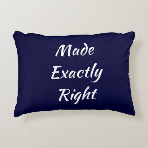 Gemaakt precies juiste accent kussen