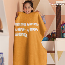 Gemaakt sinds schrikkeljaar... 29 februari sherpa deken