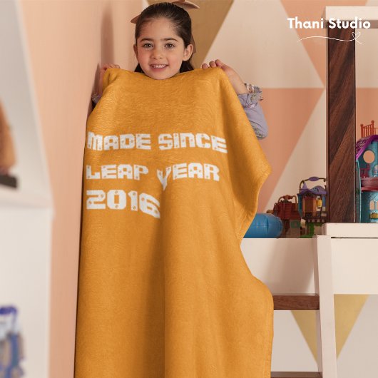 Gemaakt sinds schrikkeljaar... 29 februari sherpa deken