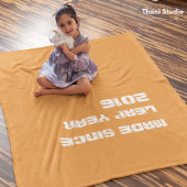 Gemaakt sinds schrikkeljaar... 29 februari sherpa deken