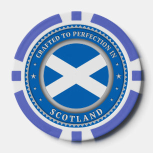 Gemaakt tot in de perfectie in Schotland Poker Chips