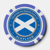 Gemaakt tot in de perfectie in Schotland Poker Chips (Achterkant)