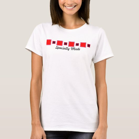 Gemaakt van bakstenen t-shirt (Voorkant)
