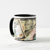 GEMAAKT VAN GELD! (Dollar) Mok (Voorkant links)