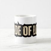 Gemaakt van liefde koffiemok (Center)