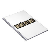 Gemaakt van liefde notitieboek (Rechterzijde)