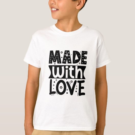 Gemaakt van liefde t-shirt (Voorkant)