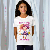 Gemaakt van Magie en Mischief Rainbow Pixie en Vog T-shirt