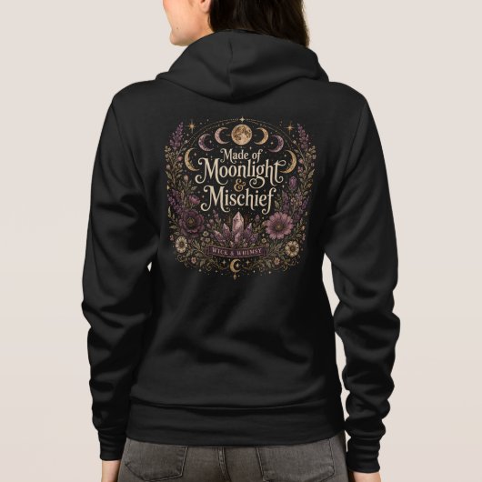 Gemaakt van Maneschijn & Ondeugd Hoodie (Achterkant)