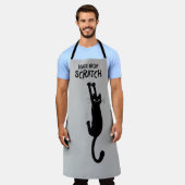 gemaakt van schotel-kat op Apron Schort (Gedragen)