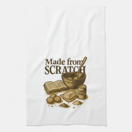 Gemaakt van Scratch keukenhanddoek