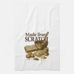 Gemaakt van Scratch keukenhanddoek