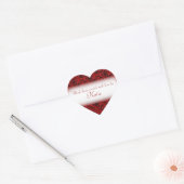 Gemaakt van scratch met liefde door hart stickers (Envelop)