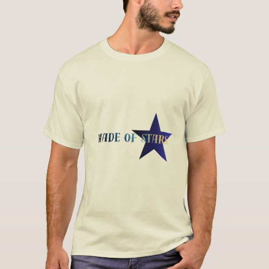 gemaakt van sterren t-shirt (Voorkant)
