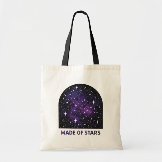 Gemaakt van sterren tote bag (Voorkant)