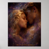 Gemaakt van Sterrenlicht: Een Hemelse Liefdesomhel Poster (Voorkant)