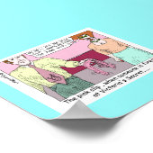 gemaakt van Victoria Secret Cartoon Canvas Print (Hoek)