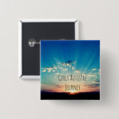 Gemaakt van vriendelijkheid, een Autism-bewustmaki Vierkante Button 5,1 Cm (Voorkant /achterkant)