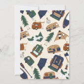 Gemaakt voor avontuur 4e verjaardag uitnodiging (Achterkant)