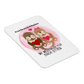 Gemaakt voor elk otter Cute Animal Couple met hart Magneet (Rechterzijde)