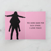 GEMAAKT VOOR ELKAAR LIEFDE KAART (Binnen)