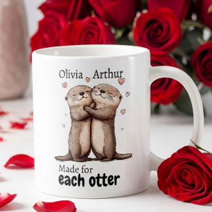 Gemaakt voor elkaar Otter Grappig Valentijnsgesche Koffiemok
