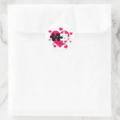 Gemaakt voor elkaar! ronde sticker (Tas)